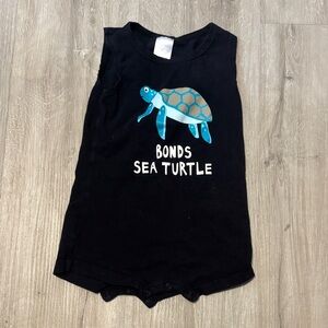 Bonds Black Sea Turtle Kids Shirt